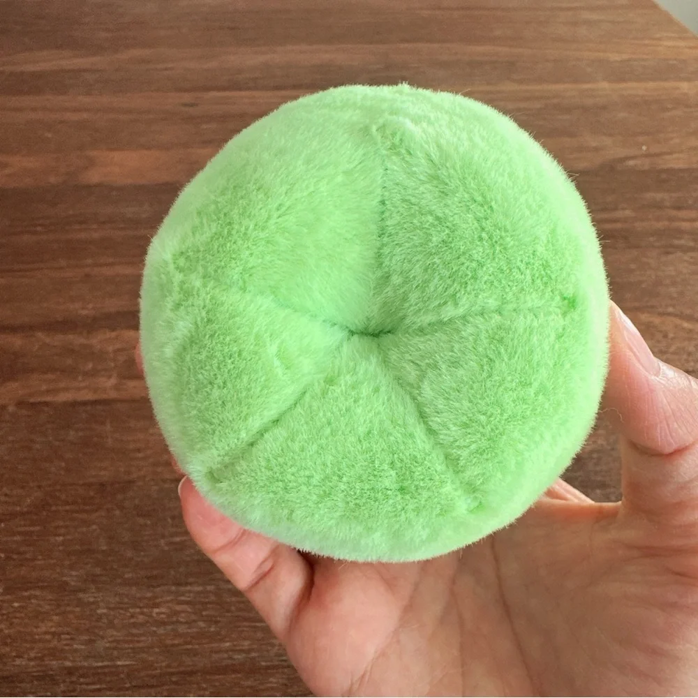 Cute Green Apple Plush Keychain Bag Charm Keychain Kawaii Soft Stuffed Gift